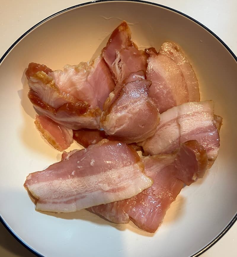 林檎のベーコン中身
