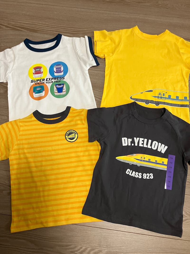 JR EAST キッズ半袖Tシャツ4枚セット(ドクター)