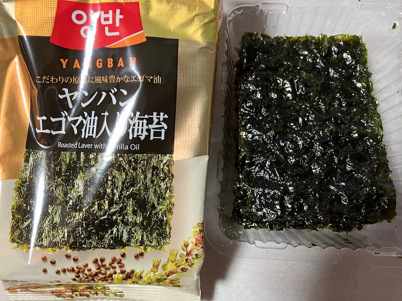 えごま油入り韓国海苔