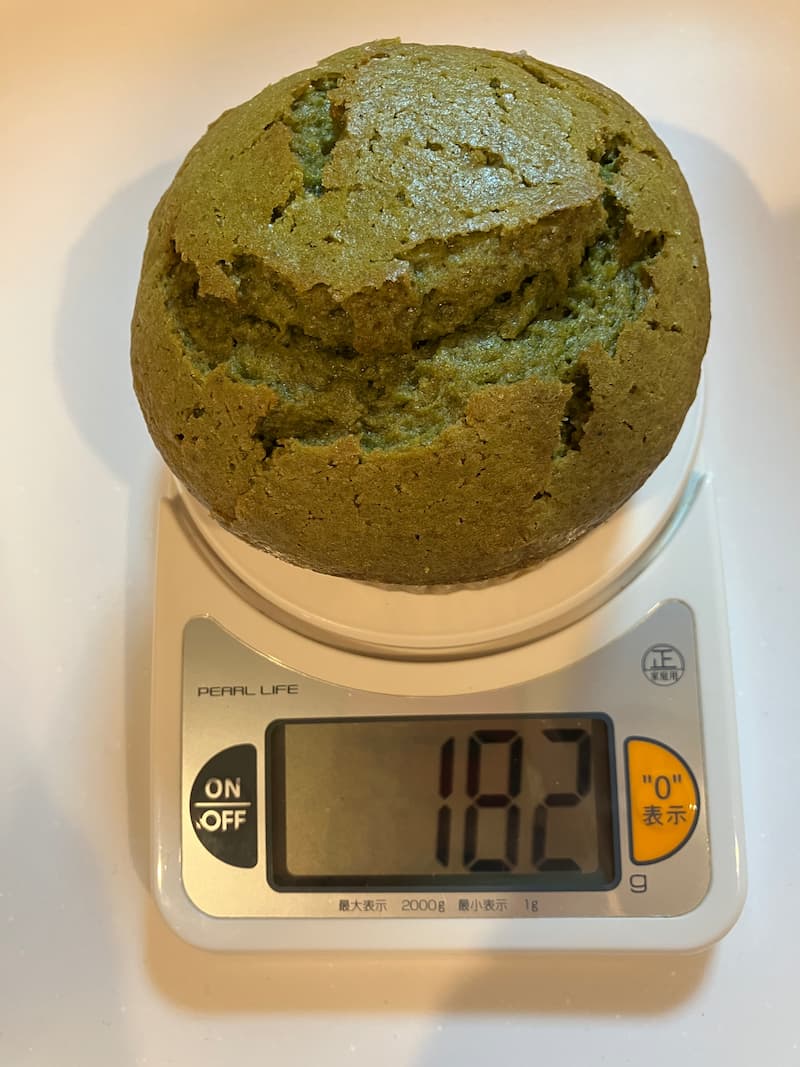 抹茶マフィン計測