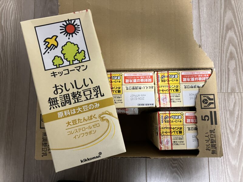 キッコーマン無調整豆乳中身