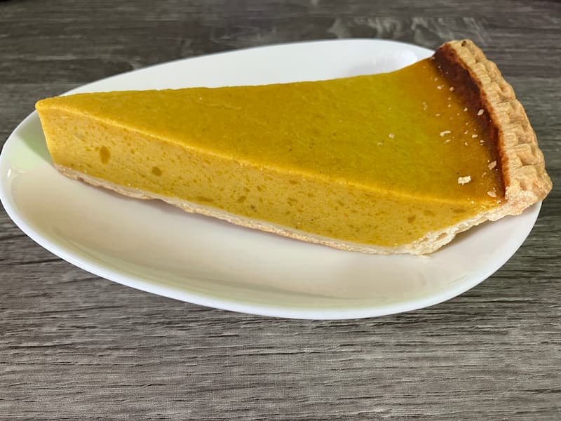 パンプキンパイ1カット
