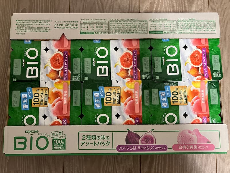 ダノンBIO イチジク&ピーチ