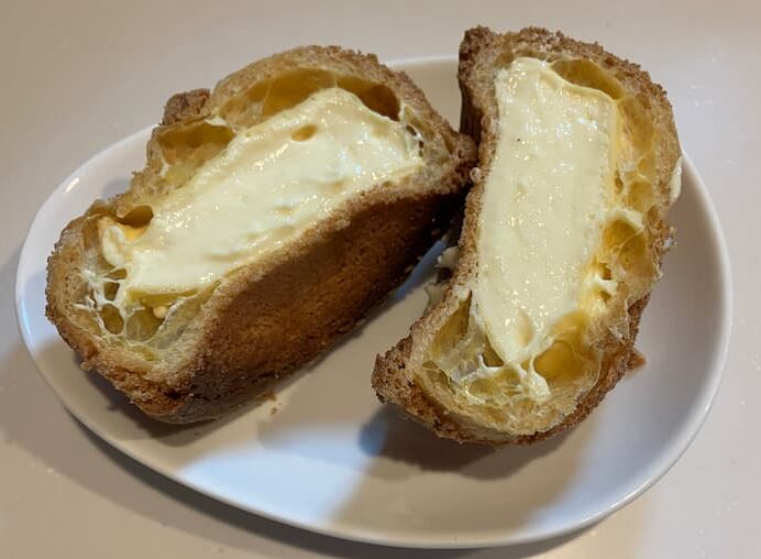 カスタードシュークリームカット