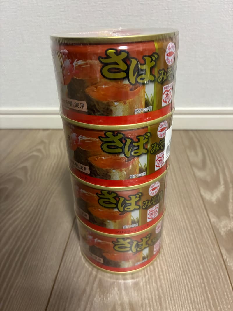 さば味噌煮缶