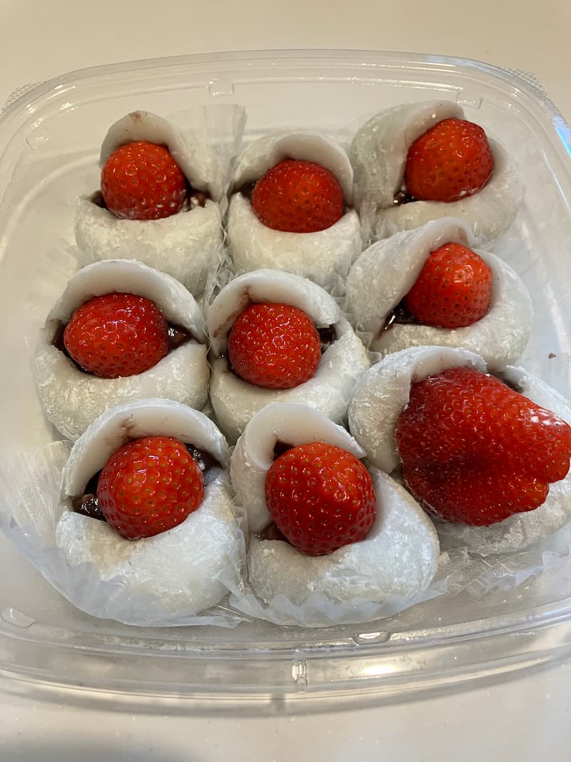 いちご大福開封