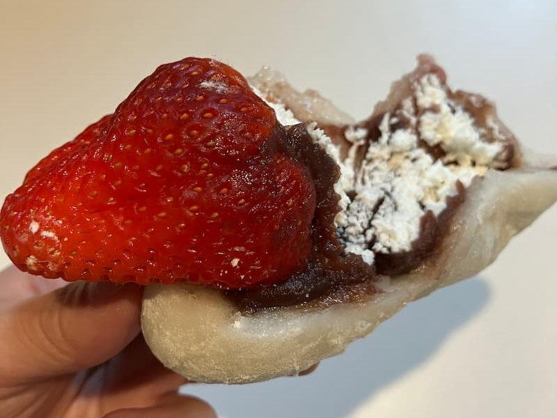 いちご大福実食②