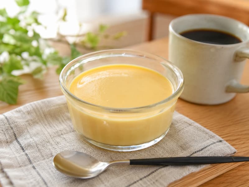 クレームブリュレとコーヒー