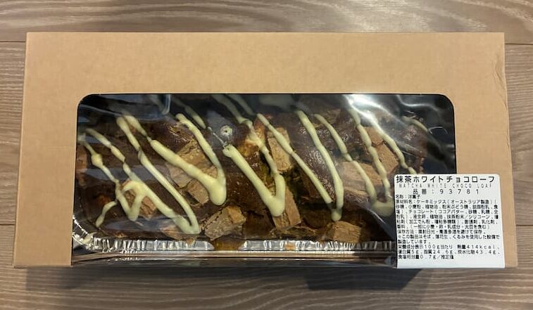 コストコ 抹茶ホワイトチョコローフ パッケージ